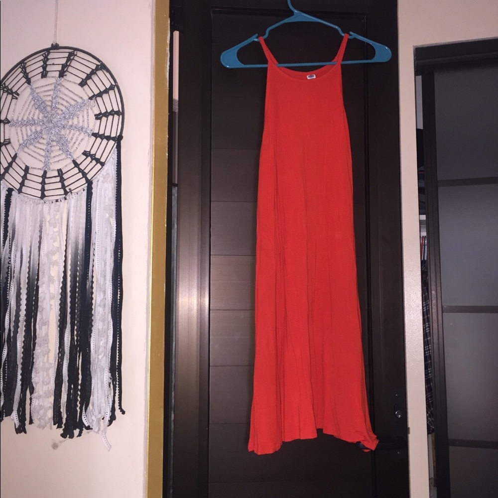 Orange dress